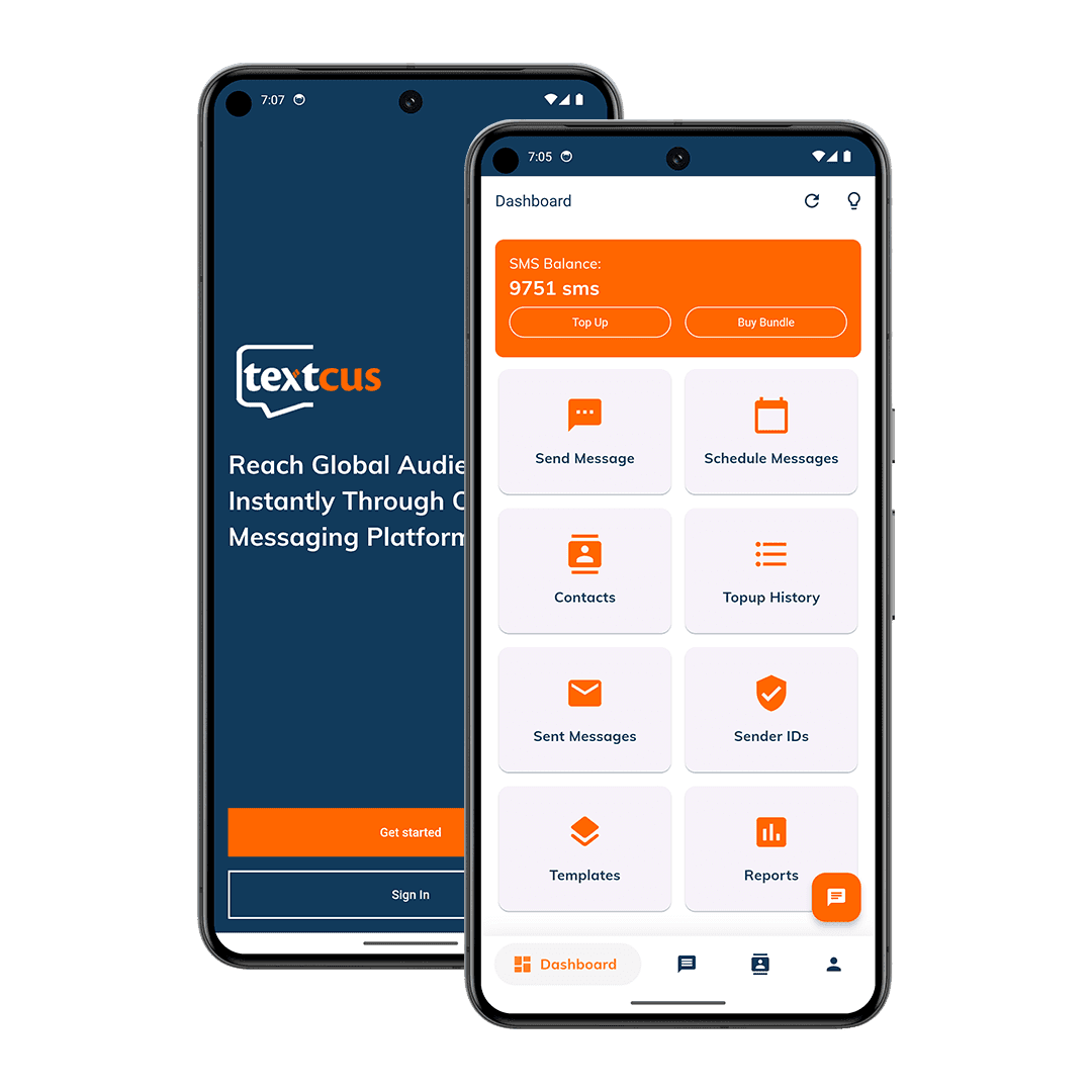 TextCus Mobile App